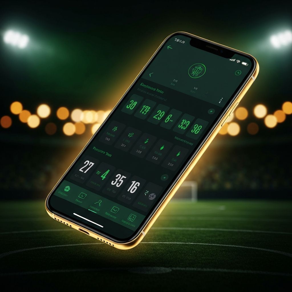 App Ballion em um smartphone